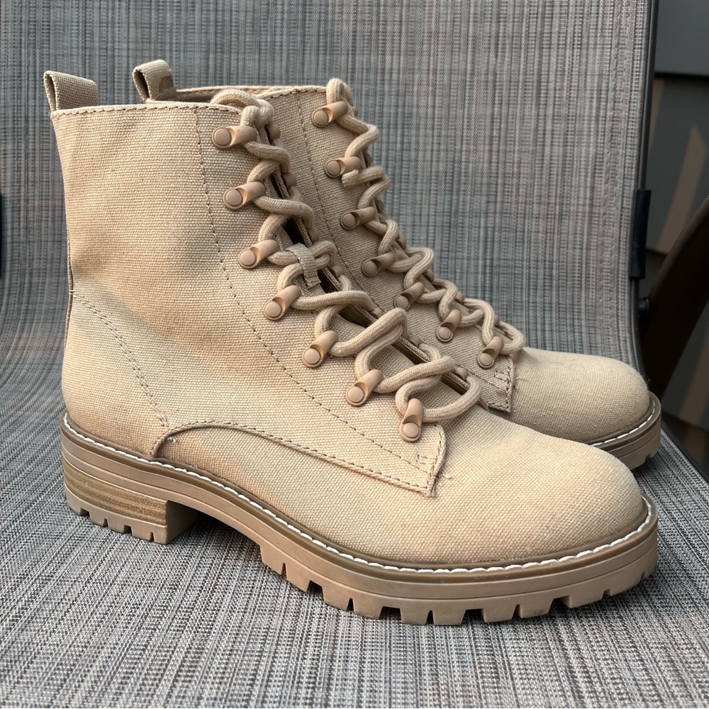 Tan Combat Boots